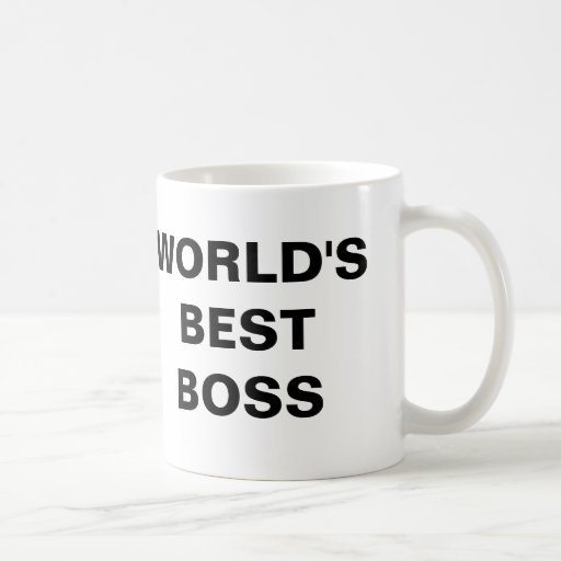 World's best boss mugs