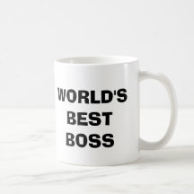 WORLD'S BEST BOSS MUGS
