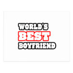 World's Best Boyfriend Postcard