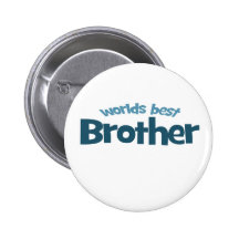 Worlds Best Brother Pin