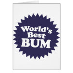 World's Best Bum cards