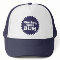 World's Best Bum hats