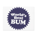 World's Best Bum postcards