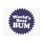 World's Best Bum postcards