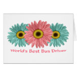 World's Best Bus Driver Cards