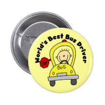 World's Best Bus Driver Pin