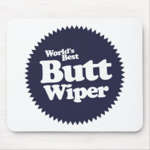World's Best Butt Wiper Nurse CNA RNA Mousepads