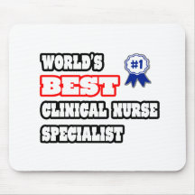 World's Best Clinical Nurse Specialist Mouse Mats