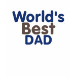 Worlds Best DAD 5 t-shirts