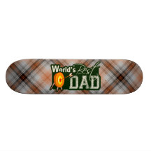 World's Best Dad; Archery Custom Skateboard