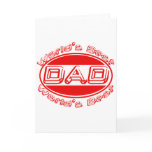 World's best Dad cards