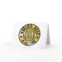World's Best Dad Greeting Cards
