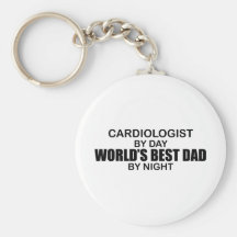 World's Best Dad - Cardiologist Key Chains