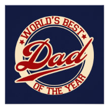 World's Best Dad Custom Invitation