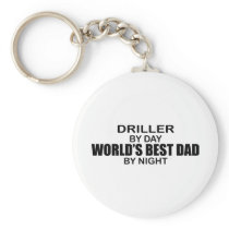 World's Best Dad - Driller Keychain