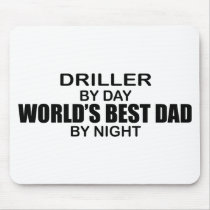 World's Best Dad - Driller Mouse Pads
