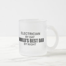 World's Best Dad - Electrician Mug
