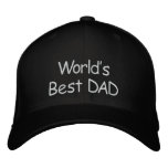World's Best Dad embroidered hats