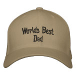 Worlds Best Dad Embroidered Hats