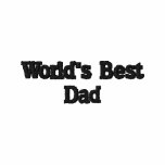 World's Best Dad embroidered shirts