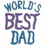 World's Best Dad Father's Day Classic Polo Shirt embroidered shirts