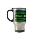 Worlds Best Dad green blue mugs