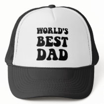 Worlds best dad trucker hat