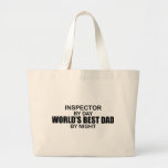 World's Best Dad - Inspector Canvas Bag