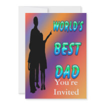 World's Best Dad Invitation