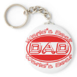 World's best Dad keychains