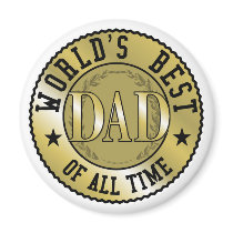 World's Best Dad Refrigerator Magnet