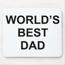 World's Best Dad Mouse Mat