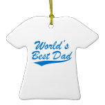 World's Best Dad Christmas Ornament