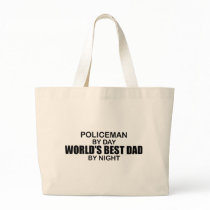 World's Best Dad - Policeman Canvas Bag