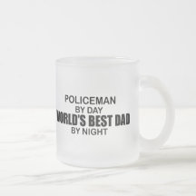 World's Best Dad - Policeman Coffee Mugs