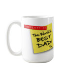 World's Best Dad Post mugs
