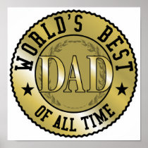 World's Best Dad Print