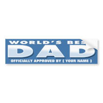 World's Best Dad Sticker
