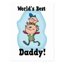 World's Best Daddy Post Cards
