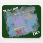 Worlds Best Dadism Mousepad