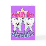 Worlds Best Dental Hygienist cards