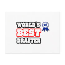 World's Best Drafter Post Card