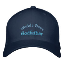 Worlds Best, Godfather-Embroidered Hat