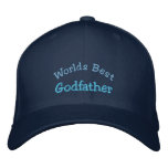 Worlds Best, Godfather-Embroidered Hat embroidered hats