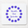 World's Best Godmother (dk. blue) Mousepads