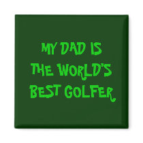 WORLD'S BEST GOLFER MAGNETS