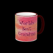 Worlds Best Grandma mugs