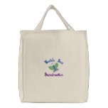 World's Best Grandmother embroidered bags