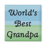 world's best Grandpa magnet