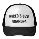 World's Best Grandpa Trucker Hats